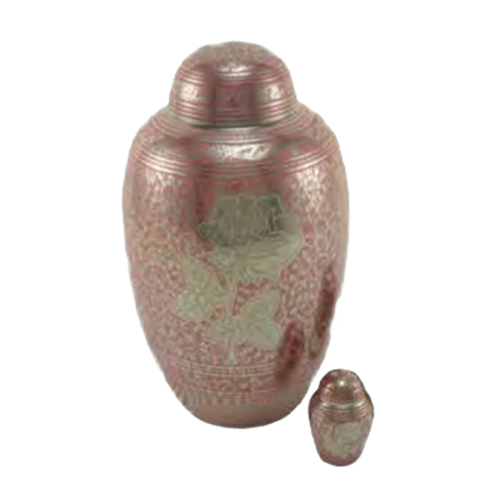 Adult Urn Pink Rose