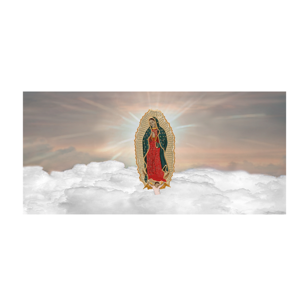 Lady of Guadalupe - -Panel - Bronze Clouds